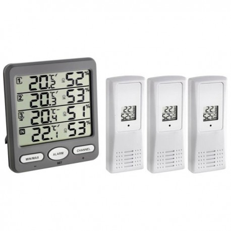 Termohigrómetro Wireless com Alarme Extech 30.3054.10