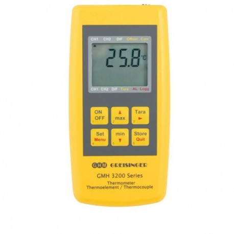 Digital Quick Response Thermometer For Thermocouple Probes Type K Greisinger GMH3221