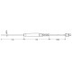 Sonda de temperatura termopar tipo K Greisinger GTF900