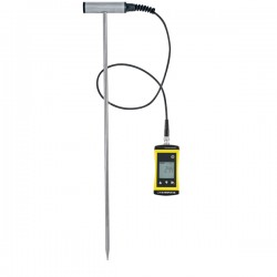 Precise universal thermometer with combined extremely robust T-handle probe made of stainless steel Greisinger SOILTEMP1700