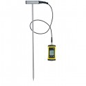 Precise universal thermometer with combined extremely robust T-handle probe made of stainless steel Greisinger SOILTEMP1700