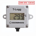 Temperature datalogger T-Logg 100 with internal probe, display and EN 12830 Approval from Greisinger