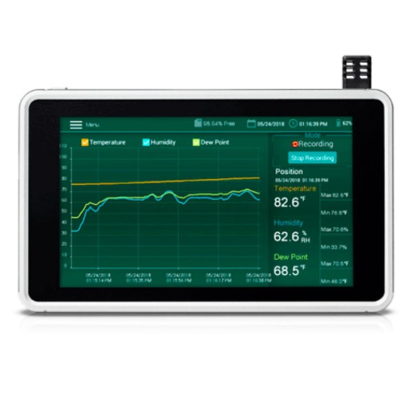 EL-USB-2-LCD Visual Alarms with LCD 16K Readings Built-in Sensor LASCAR Temp & RH Data Logger 