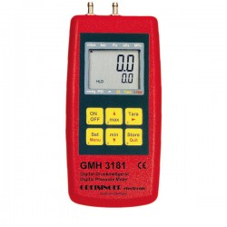 Manómetro digital medição -1,00 até +25,00 mbar Senseca GMH 3181-01