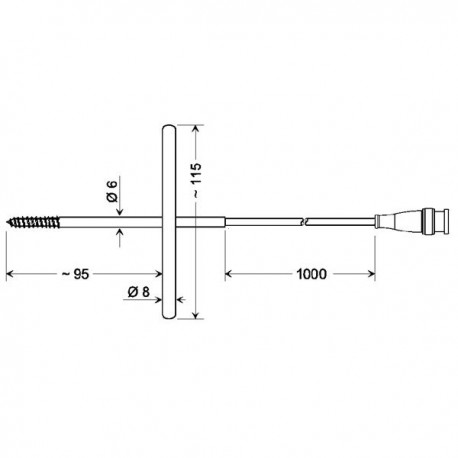 Sonda de Penetração Tipo Saca Rolhas Greisinger GGF 175 BNC