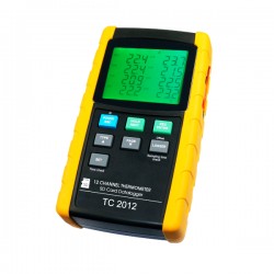 Datalogger de temperatura de 12 canais TC 2012 Dostmann 5005-2012