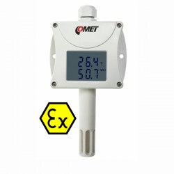 ATEX certified temperature and humidity transmitter COMET T3110Ex