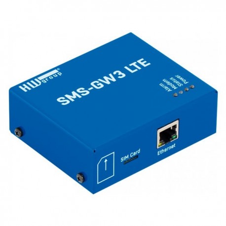 Gateway GSM SMS LTE para sensores da HW Group HW SMS-GW3 LTE E