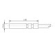 Sonda de temperatura Pt1000TG8/C com conector CINCH Comet SN104C