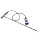 Precise universal thermometer with combined extremely robust T-handle probe made of stainless steel Greisinger SOILTEMP1700
