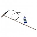 Precise universal thermometer with combined extremely robust T-handle probe made of stainless steel Senseca SOILTEMP1700