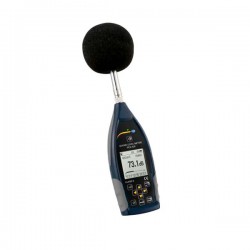 Portable high-accuracy decibel meter Class 2 with 1/1 octave band filter PCE-428