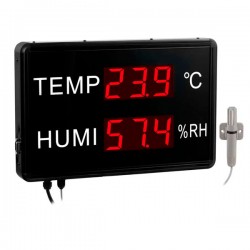 Termómetro PCE-G 2 – Medição precisa de temperatura e humidade