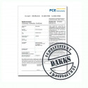 ENAC calibration certificate for sound meters