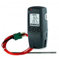 Dual Channel Thermocouple USB Temperature Data Logger EL-GFX-DTC