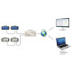 Data logger Ethernet para monitorização contínua de temperatura e humidade TCW210-TH