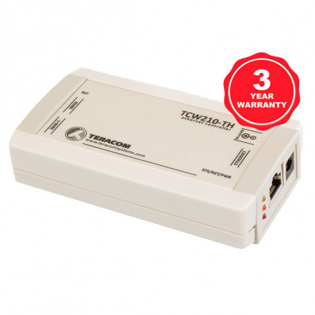 Ethernet data logger for continuous temperature and humidity monitoring TCW210-TH