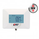 Sensor para 1 Sonda Digital de Temperatura e Humidade ou CO₂ com Ethernet e PoE TA3611