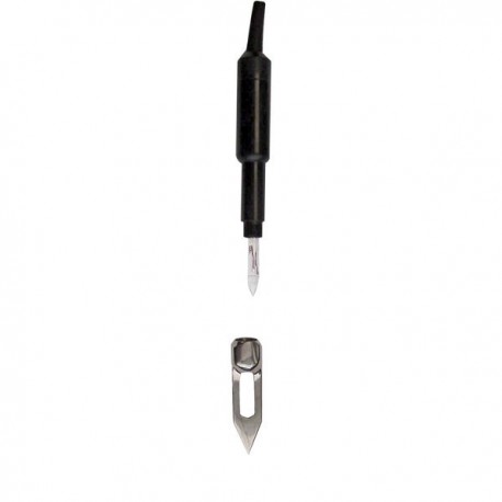pH electrode with a stainless steel piercing blade Greisinger GE120BNC